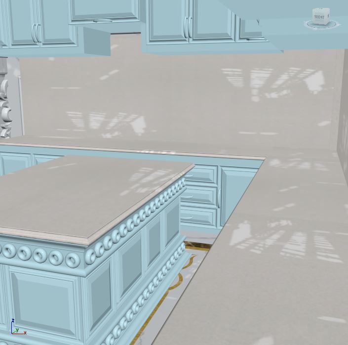 Đá hoa cương bếp kim thịnh phát thi công bàn bếp